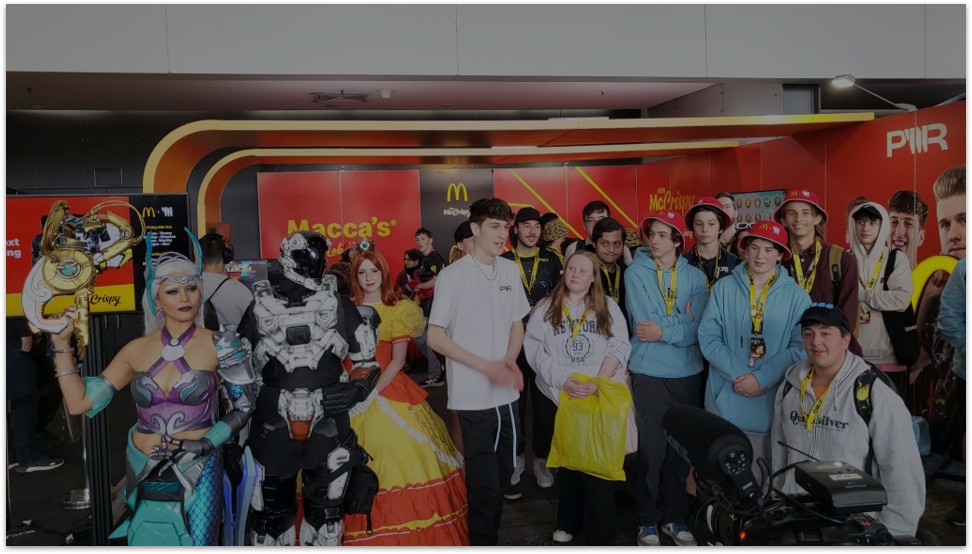 Macca's Lobby at PAX.