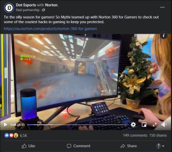 Gamers, not spokespeople.