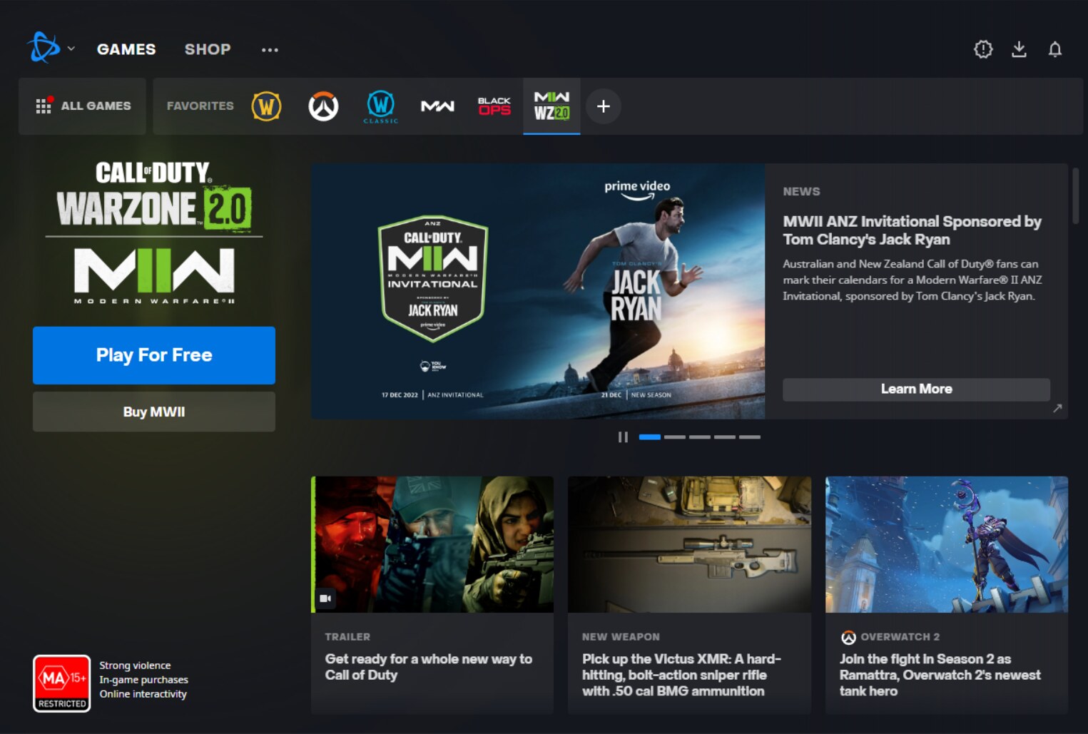 Amplified by Call of Duty.